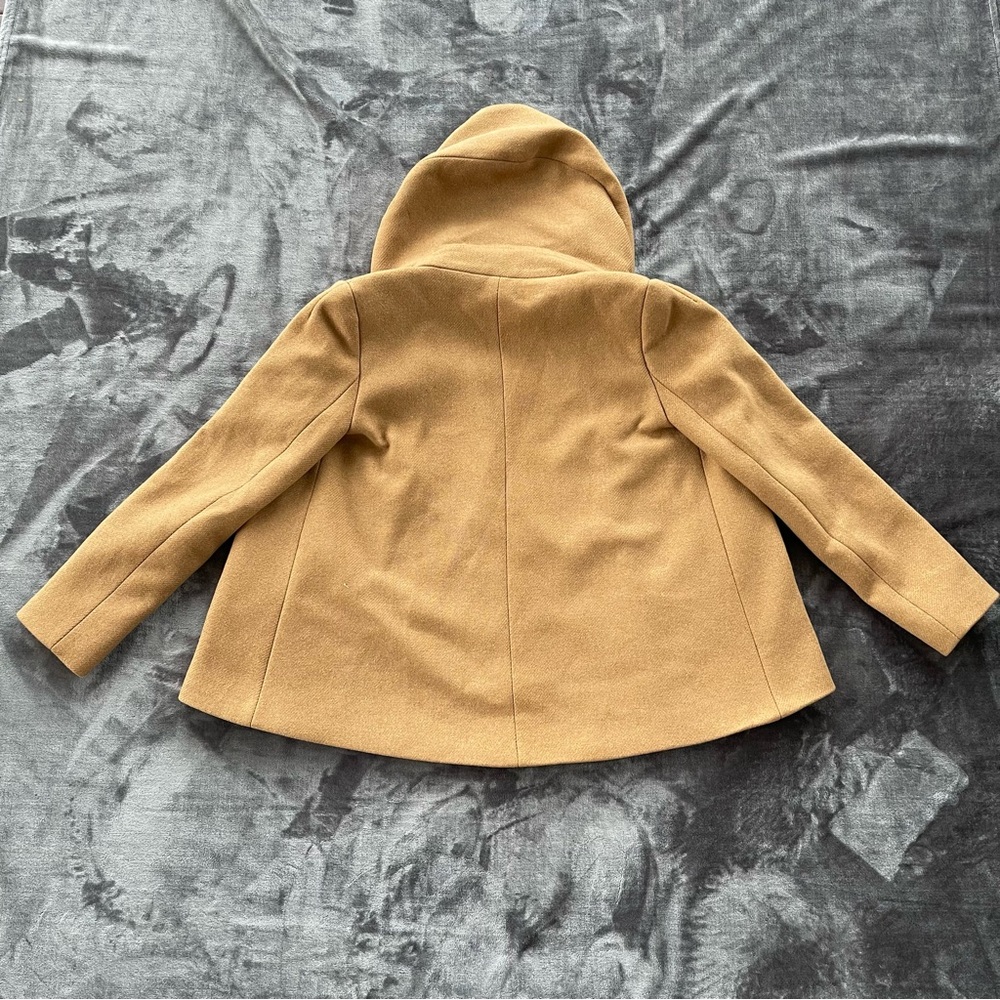 Zara Tan Coat with Hood - Picture 3 of 3